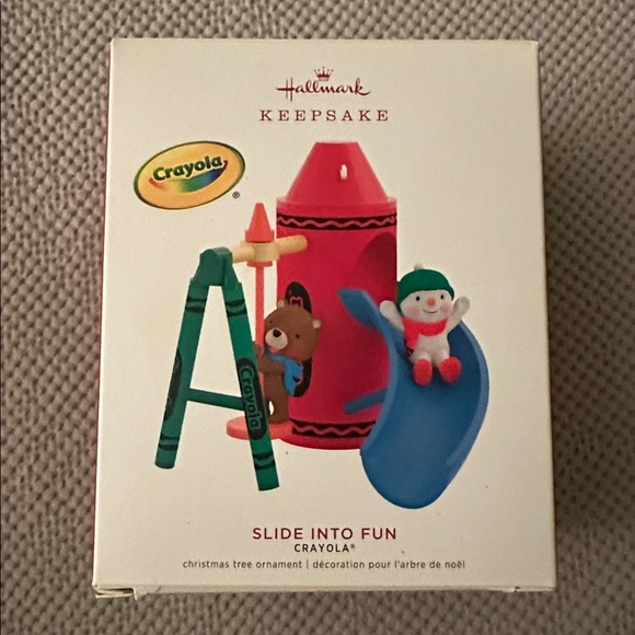 Hallmark Keepsake Slide Into Fun Crayola Ornament - Picture 1 of 7